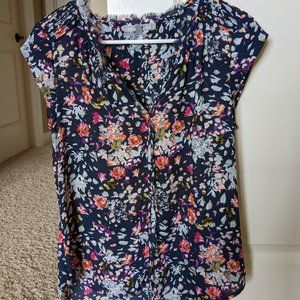 Daniel Rainn Bernal Split Neck Blouse
